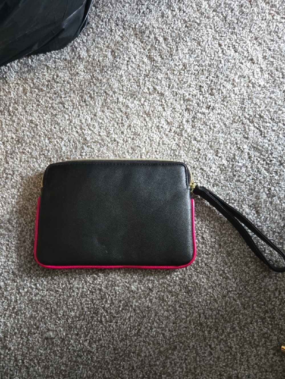 Ice Pop Wristlet Wallet - Black with Multicolor Popsicle Design - Picture 3 of 4